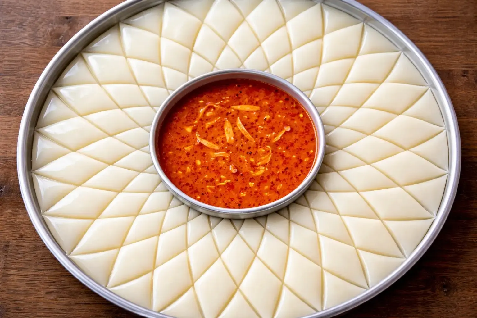 Yozgat arabaşı çorbası tepsi sunumu